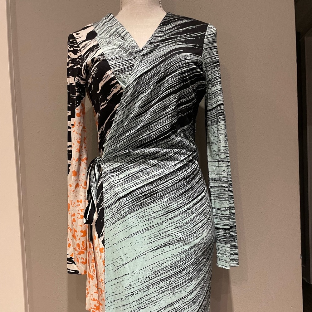 Diane Von Furstenburg wrap jersey dress